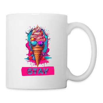 Radiant Delight - Helles Eis - Tasse - Weiß - Rechts