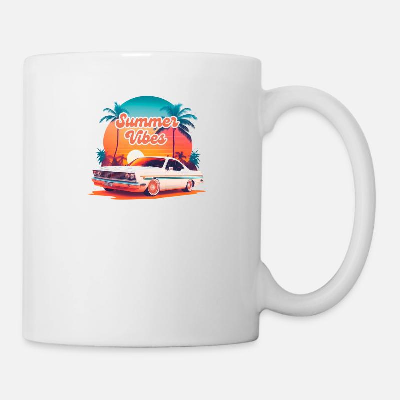 Ambiance estivale - Mug blanc - blanc