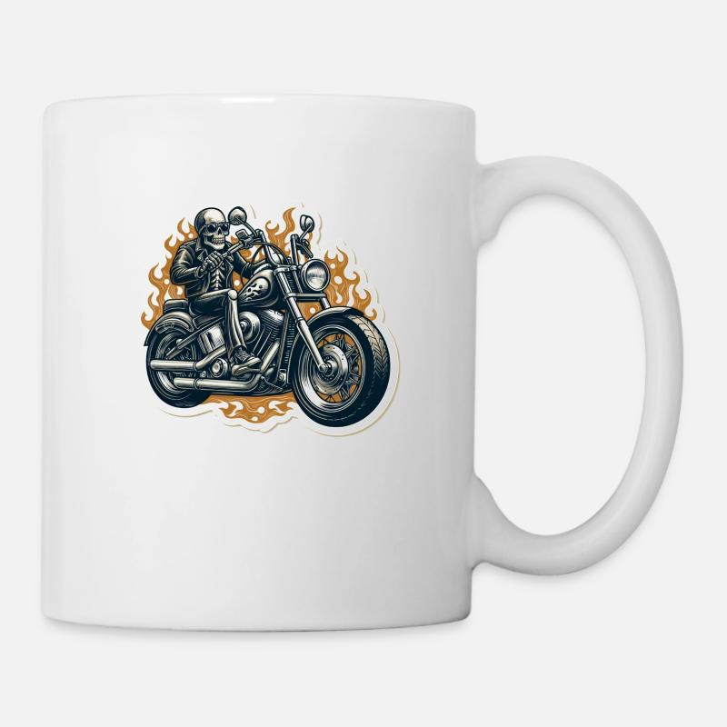 Motorrad clup - Tasse - Weiß