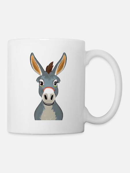 Âne - Mug blanc - blanc