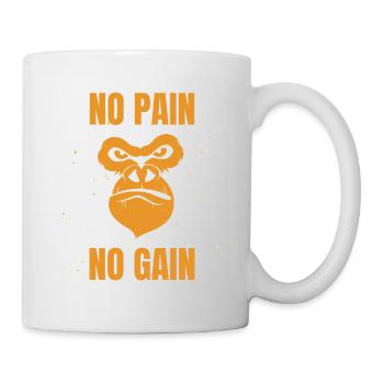 No Pain No Gain - Mug - white - Right