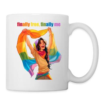 Pride-Frau - Tasse - Weiß - Rechts