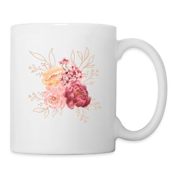 Flower arrangement - Mug - white - Right