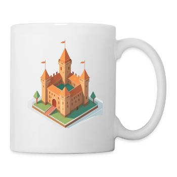 Medieval castle - Mug - white - Right