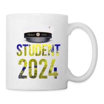 Abschlussfeier 2024 Abiturfeier - Tasse - Weiß - Rechts