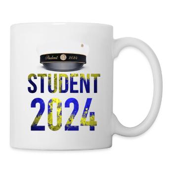 Abschlussfeier 2024 Abiturfeier - Tasse - Weiß - Rechts