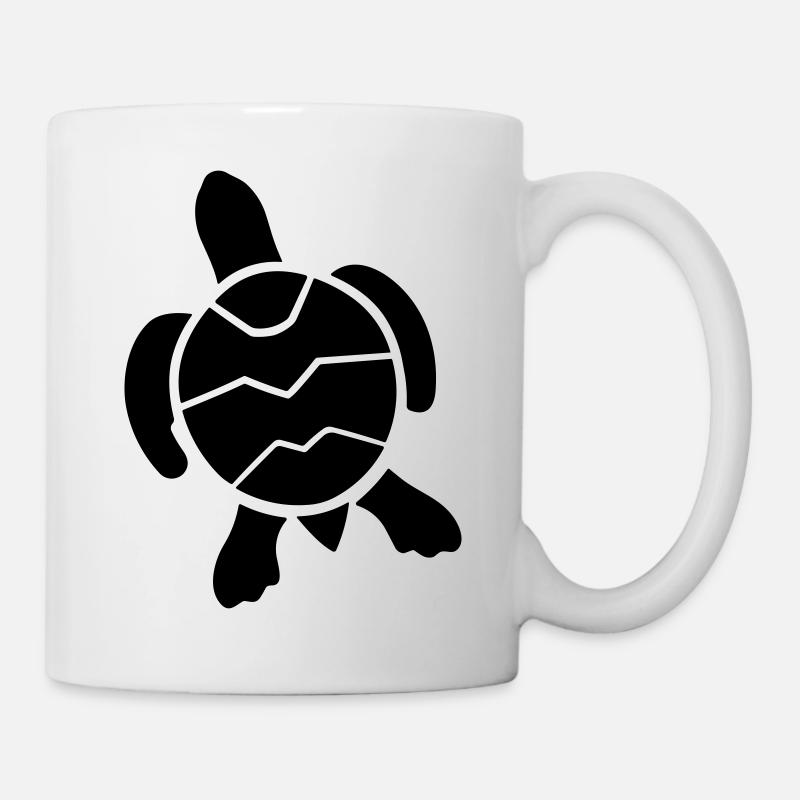 Schildkröte - Tasse - Weiß