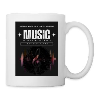 Musik 5 - Tasse - Weiß - Rechts