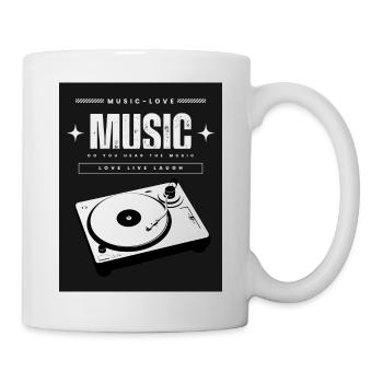 DJ pult - Tasse - Weiß - Rechts