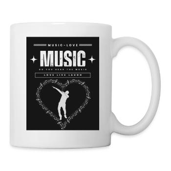 Tanzen bis zum schluss - Tasse - Weiß - Rechts