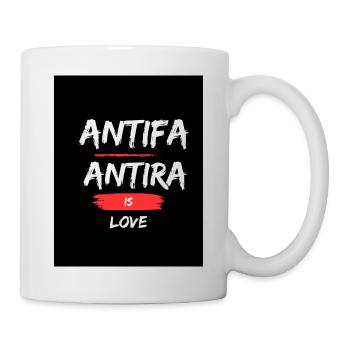 ANTIFA - Mug blanc - blanc - Droite