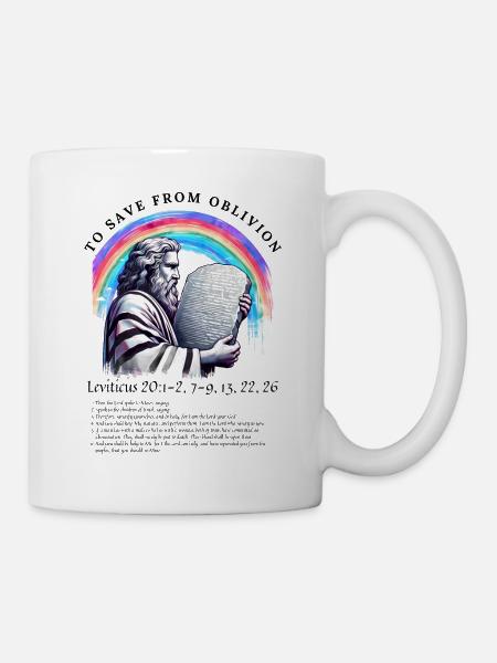 Um vor dem Vergessen zu retten - Tasse - Weiß