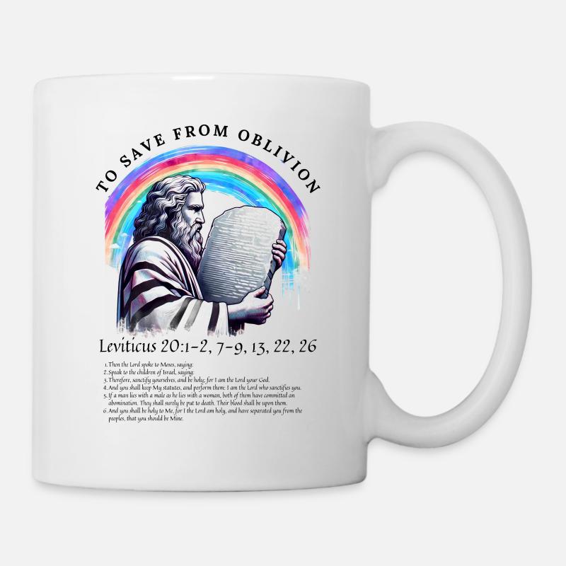Um vor dem Vergessen zu retten - Tasse - Weiß