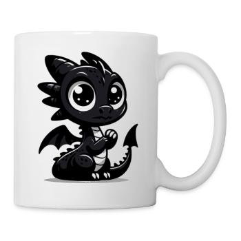 Baby Drache - Tasse - Weiß - Rechts