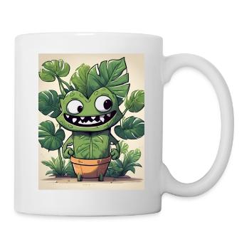 Monastera Blumentopf Buddy - Tasse - Weiß - Rechts