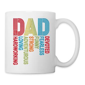 DAD - Tasse - Weiß - Rechts