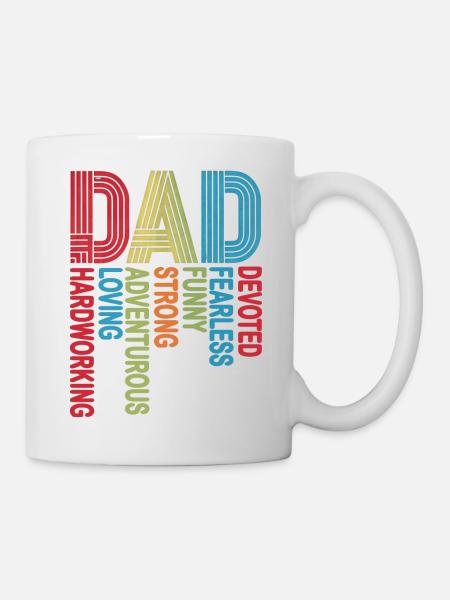 DAD - Tasse - Weiß