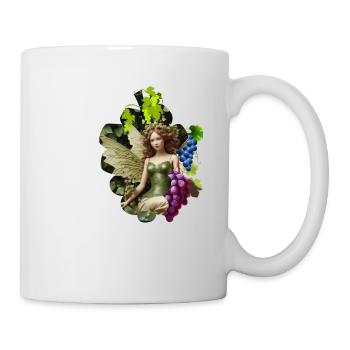 Fée des raisins émeraude - Mug blanc - blanc - Droite