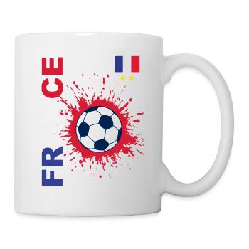 france football equipe de france deux étoiles fran - Mug blanc - blanc - Droite