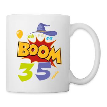 Geburtstag - Birthday Abraca-BOOM 35 again - Mug - white - Right