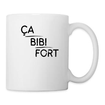 Ça bibi fort - Mug blanc - blanc - Droite