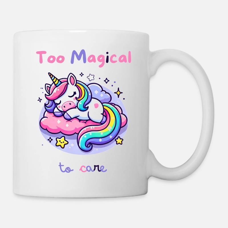 Too Magical to Care - Mug - white