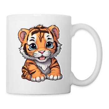 BÉBÉ TIGRE 8 - Mug blanc - blanc - Droite