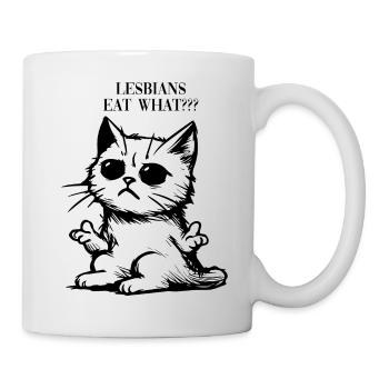 Lesbians Eat What - Mug - white - Right