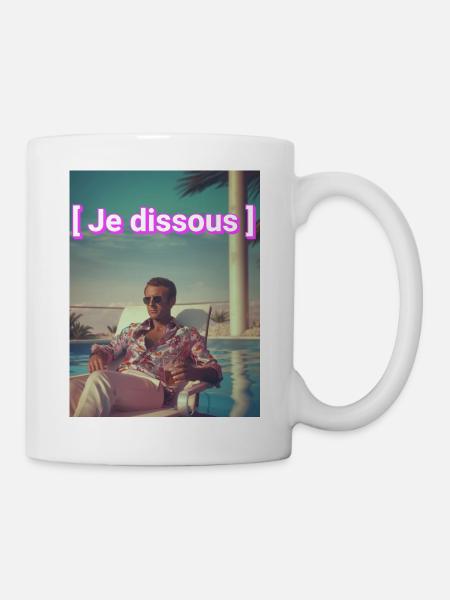 Je dissous [MacronWave] - Mug blanc - blanc