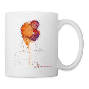 self-made - Tasse - Weiß - Rechts