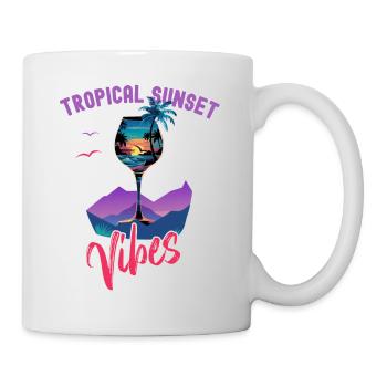 Tropical Sunset Vibes - Mug - white - Right