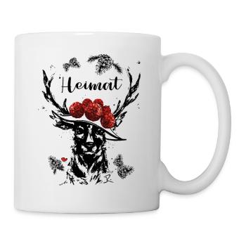 Hirsch Home Forêt-Noire Bollenhut - Mug blanc - blanc - Droite