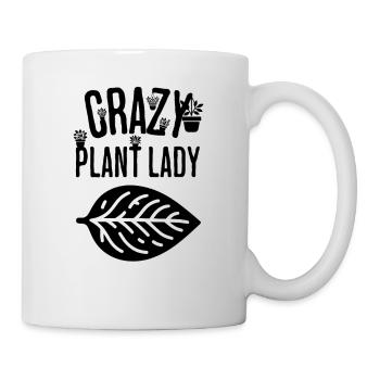 Plante Folle Dame Fleurs Plantes D’intérieur Femme Drôle - Mug blanc - blanc - Droite