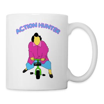 Action Hunter - Tasse - Weiß - Rechts