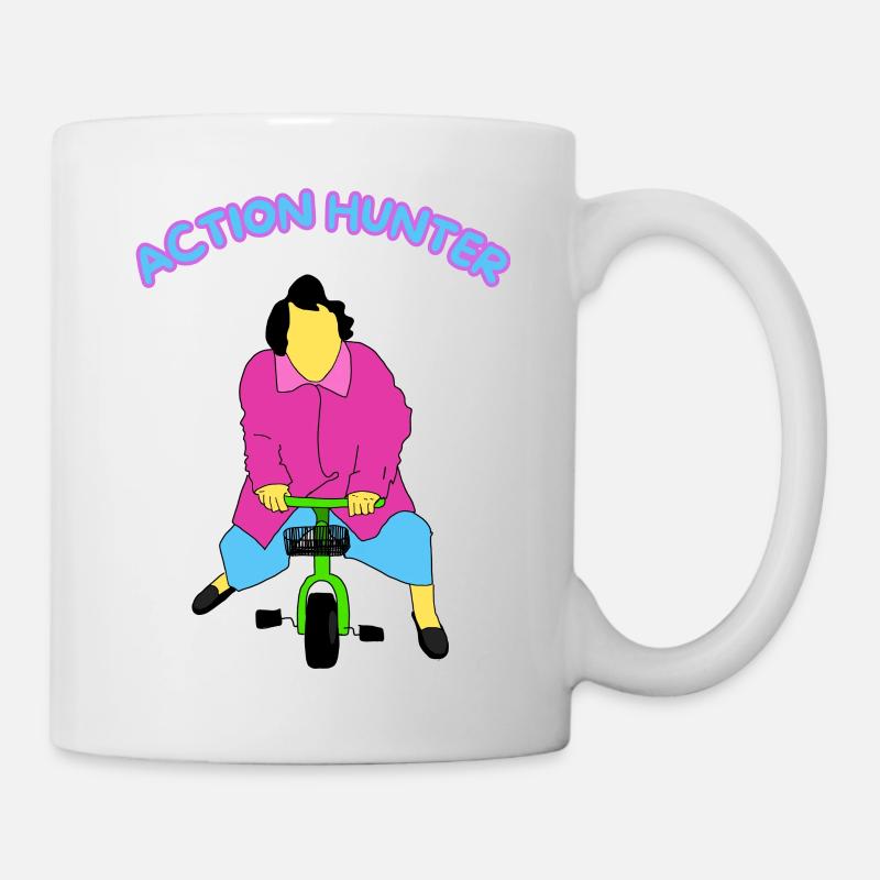 Action Hunter - Tasse - Weiß