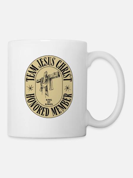 Team Jesus Christ - Tasse - Weiß