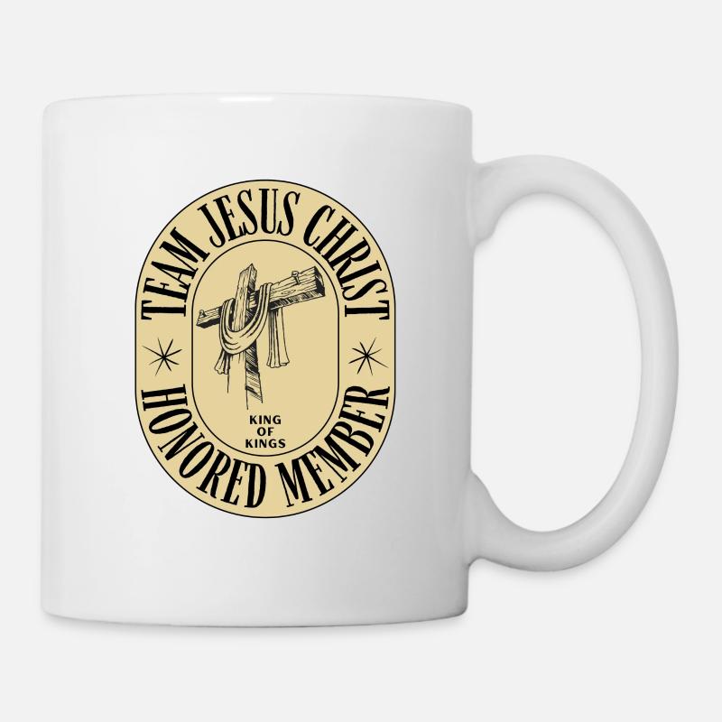 Team Jesus Christ - Tasse - Weiß