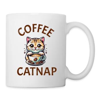 Coffee Catnap - Tasse - Weiß - Rechts