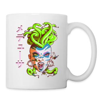 Medusa Punk - Tasse - Weiß - Rechts