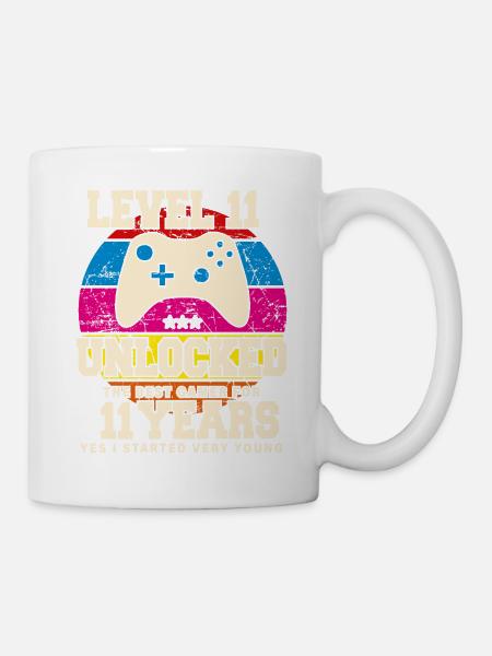 Original 2013 11 Jahre Level 11 Freischalten - Tasse - Weiß