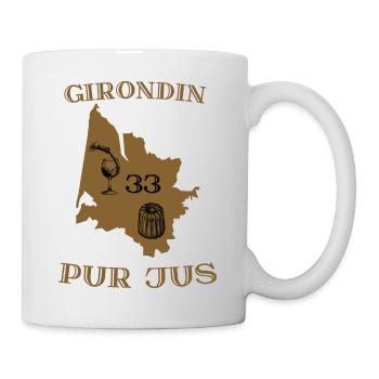 Girondin pur jus - Mug blanc - blanc - Droite
