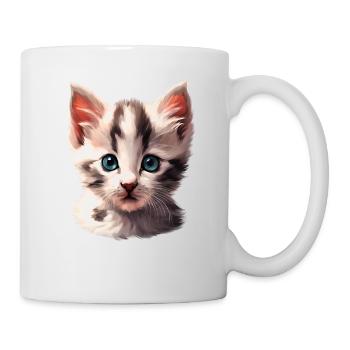 Cute little kitten - Mug - white - Right