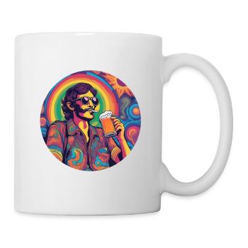 Schmeckt schon wieder das Bier - Tasse - Weiß - Rechts
