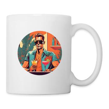 Schmeckt schon wieder - Tasse - Weiß - Rechts