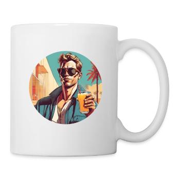 Schmeckt schon wieder! - Tasse - Weiß - Rechts