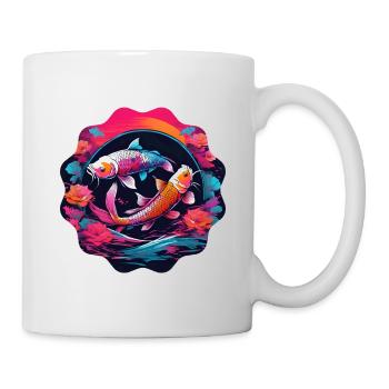 Carpe koï - Mug blanc - blanc - Droite