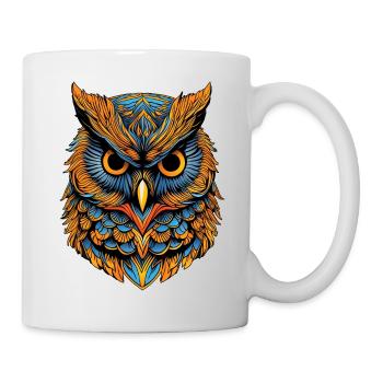 Portrait of an Owl - Mug - white - Right