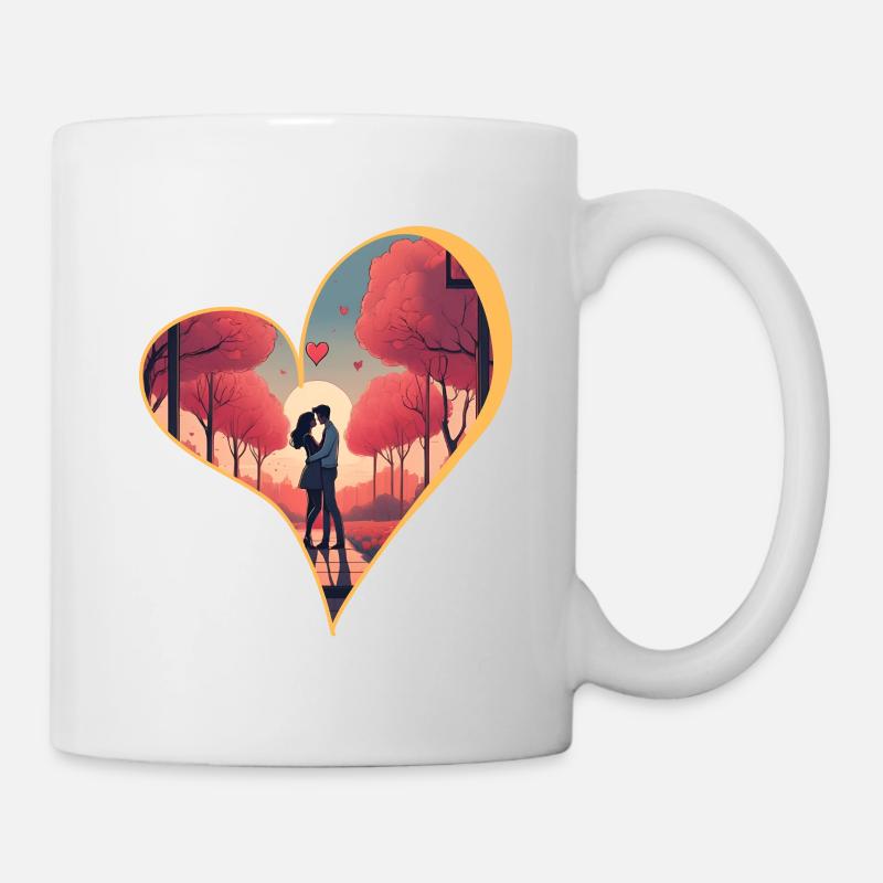 Amour et unité - Mug blanc - blanc
