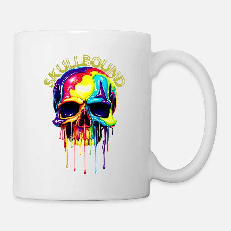 Lié à la tête de mort - Mug blanc - blanc