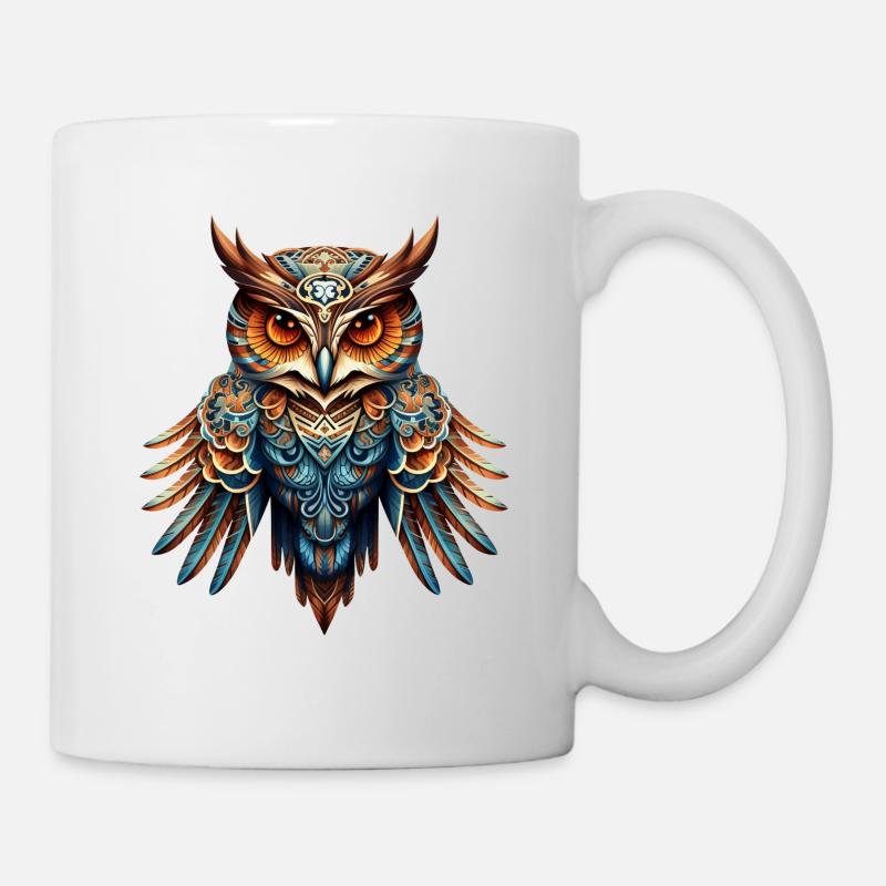 Cool Night Owl - Mug - white